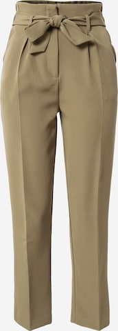 NEW LOOK Kalhoty se sklady v pase 'MILLY' – zelená: přední strana