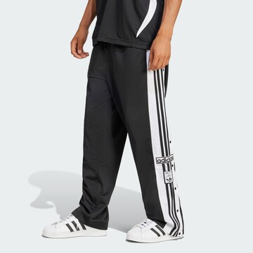 ADIDAS ORIGINALS Loose fit Pants 'Adibreak' in Black: front