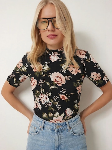 Happiness İstanbul Blouse in Black: front