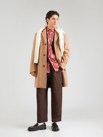 Lindbergh Klasický střih Košile – červená