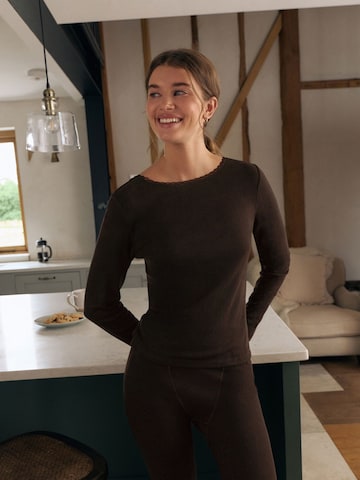 Next Undershirt in Brown: front