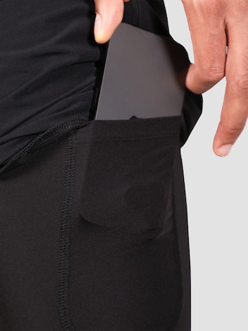 MOROTAI Slimfit Sporthose 'KANSEI' in Schwarz