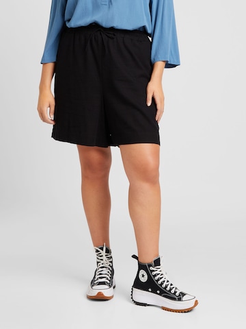 Vero Moda Curve Loosefit Bukser 'MYMILO' i sort: forside