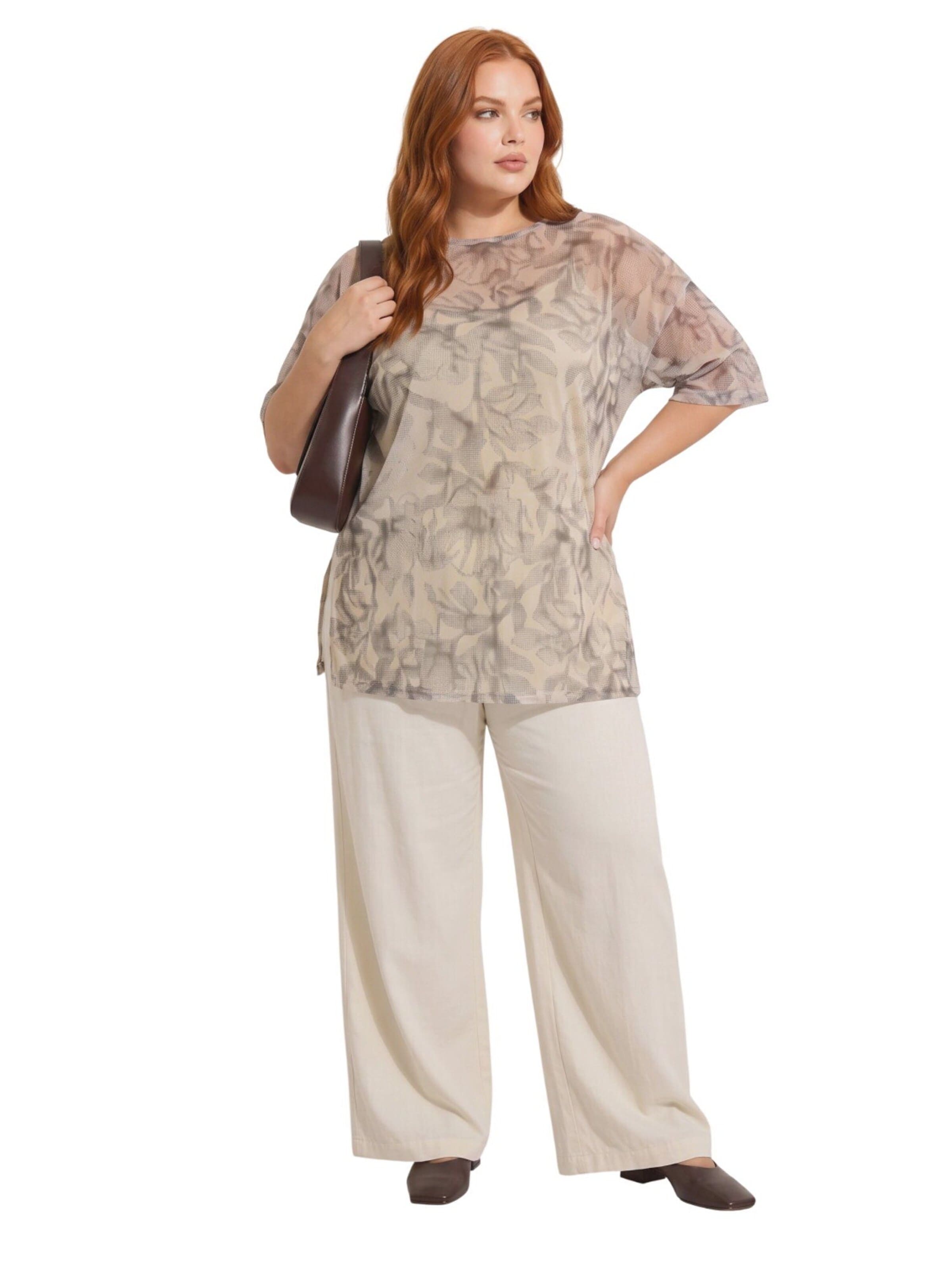 Shape Of You Bluse‌‌‌ in Beige