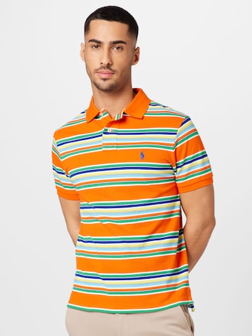 oranžs Polo Ralph Lauren T-Krekls: no priekšpuses