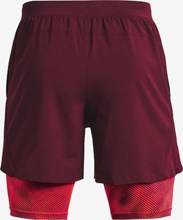 UNDER ARMOUR Regular Workout Pants 'Launch 6' in Red