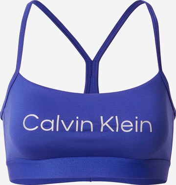 Calvin Klein Sport Korzetová Sportovní podprsenka – modrá: přední strana