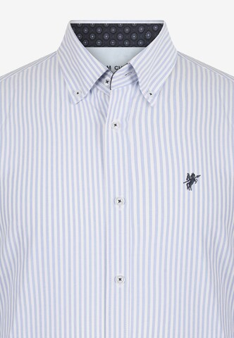 DENIM CULTURE Regular fit Button Up Shirt 'Francis' in Blue