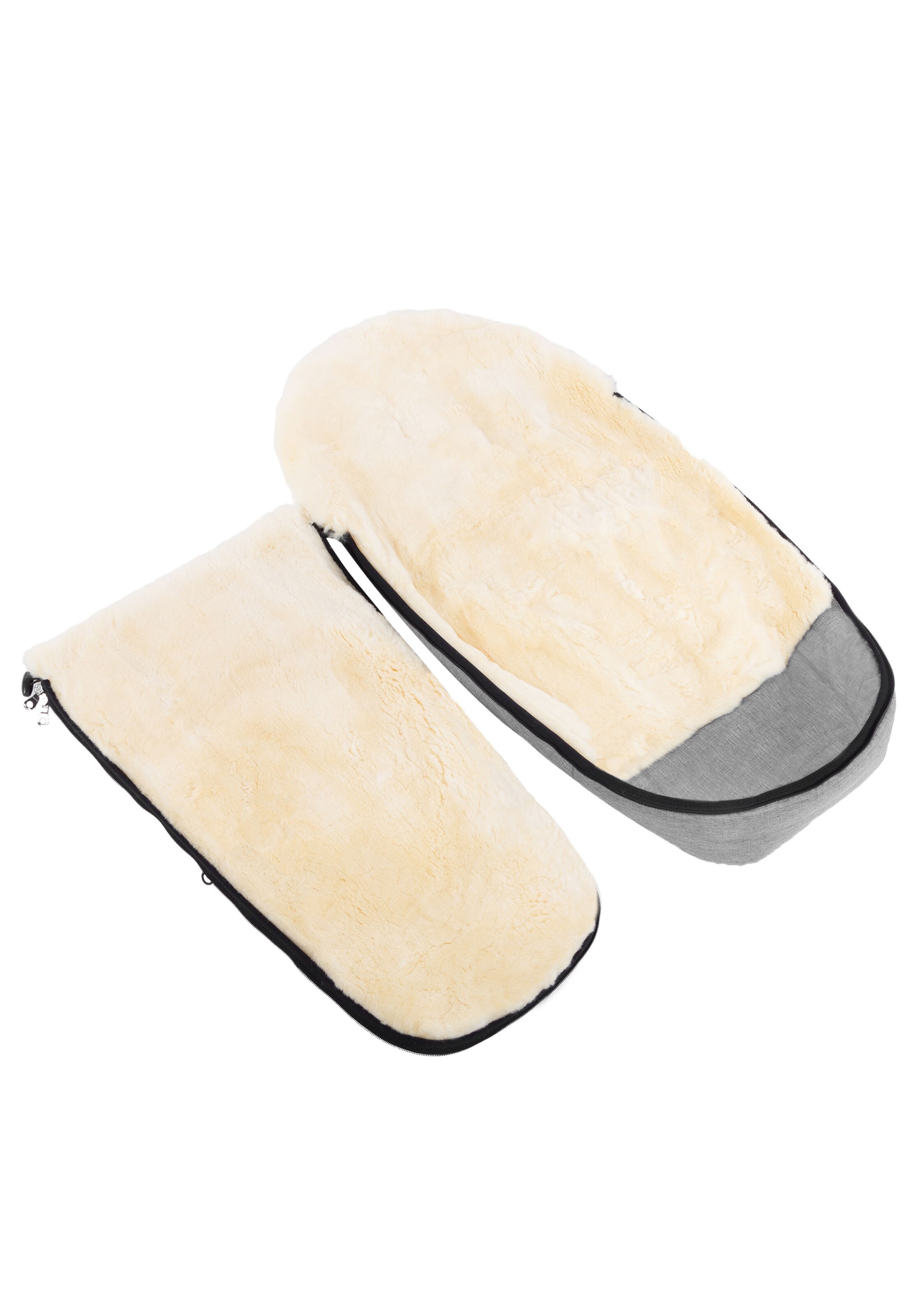 Werner Christ Baby Fußsack 'FLIMS LUXE' in Grau