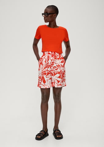 s.Oliver Regular Shorts in Orange