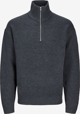 JACK & JONES Sweter 'JOROLLIE' w kolorze szary: przód