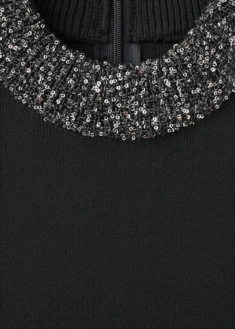 MANGO Knitted dress 'Balerina' in Black