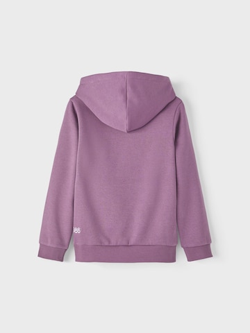 NAME IT - Sweatshirt 'Malou' em roxo