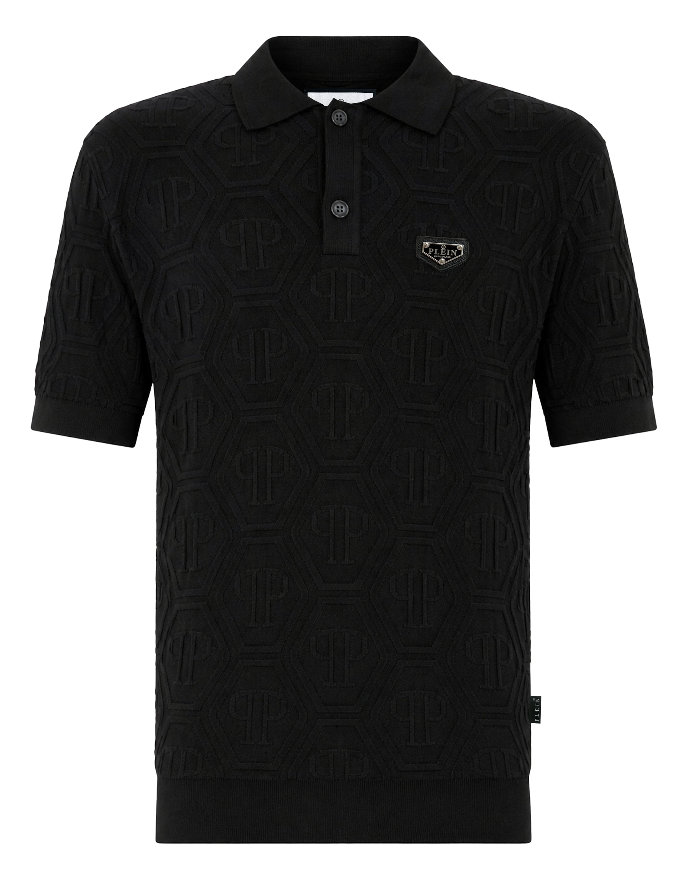 Philipp Plein Shirt 'Monogram' in XXXL in de kleur Zwart, Productweergave