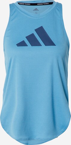 ADIDAS PERFORMANCE Sports Top in Blue: front