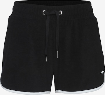 KangaROOS Regular Shorts in Schwarz: Vorderseite