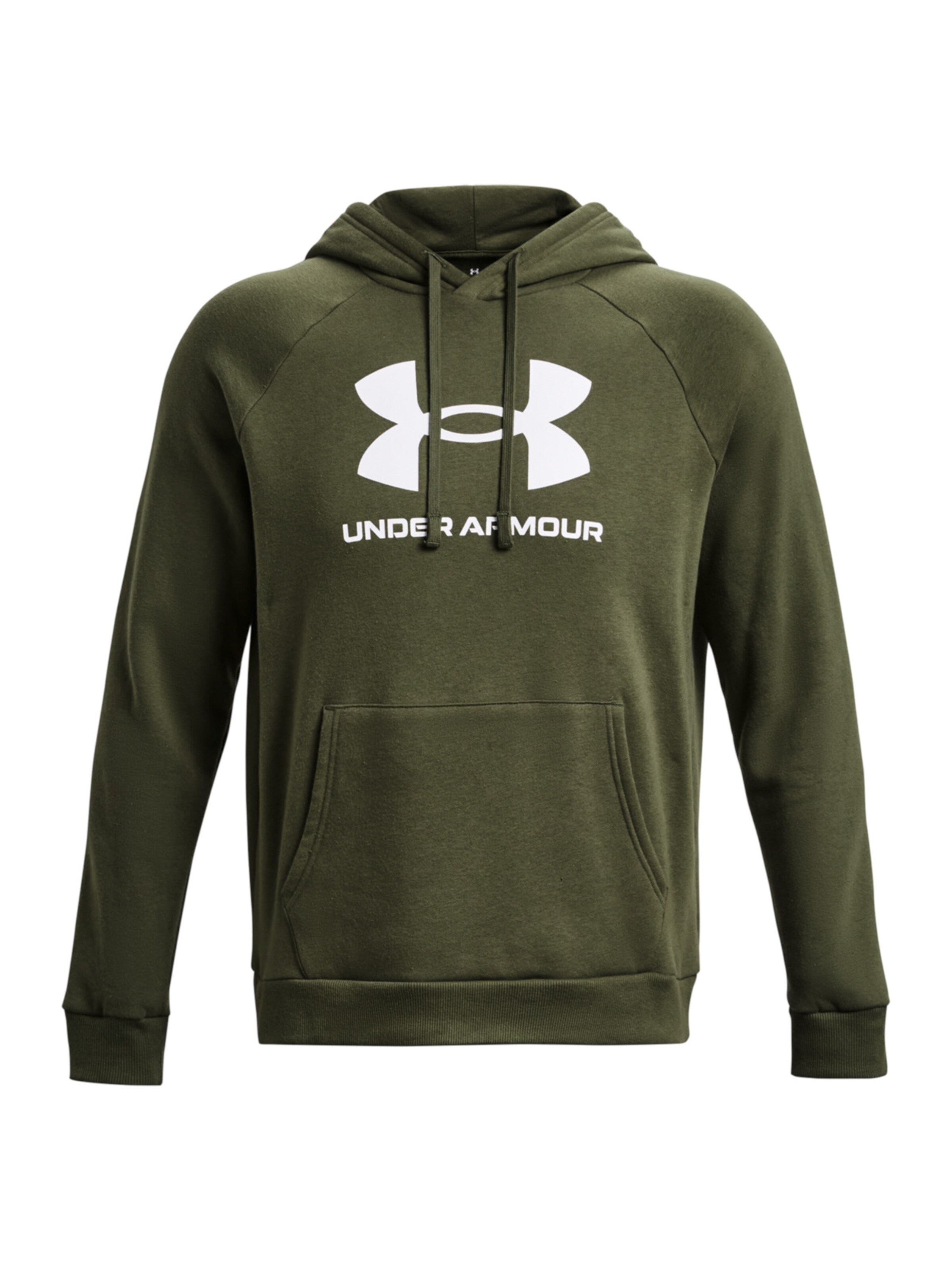 UNDER ARMOUR Athletic Sweatshirt in Green: front