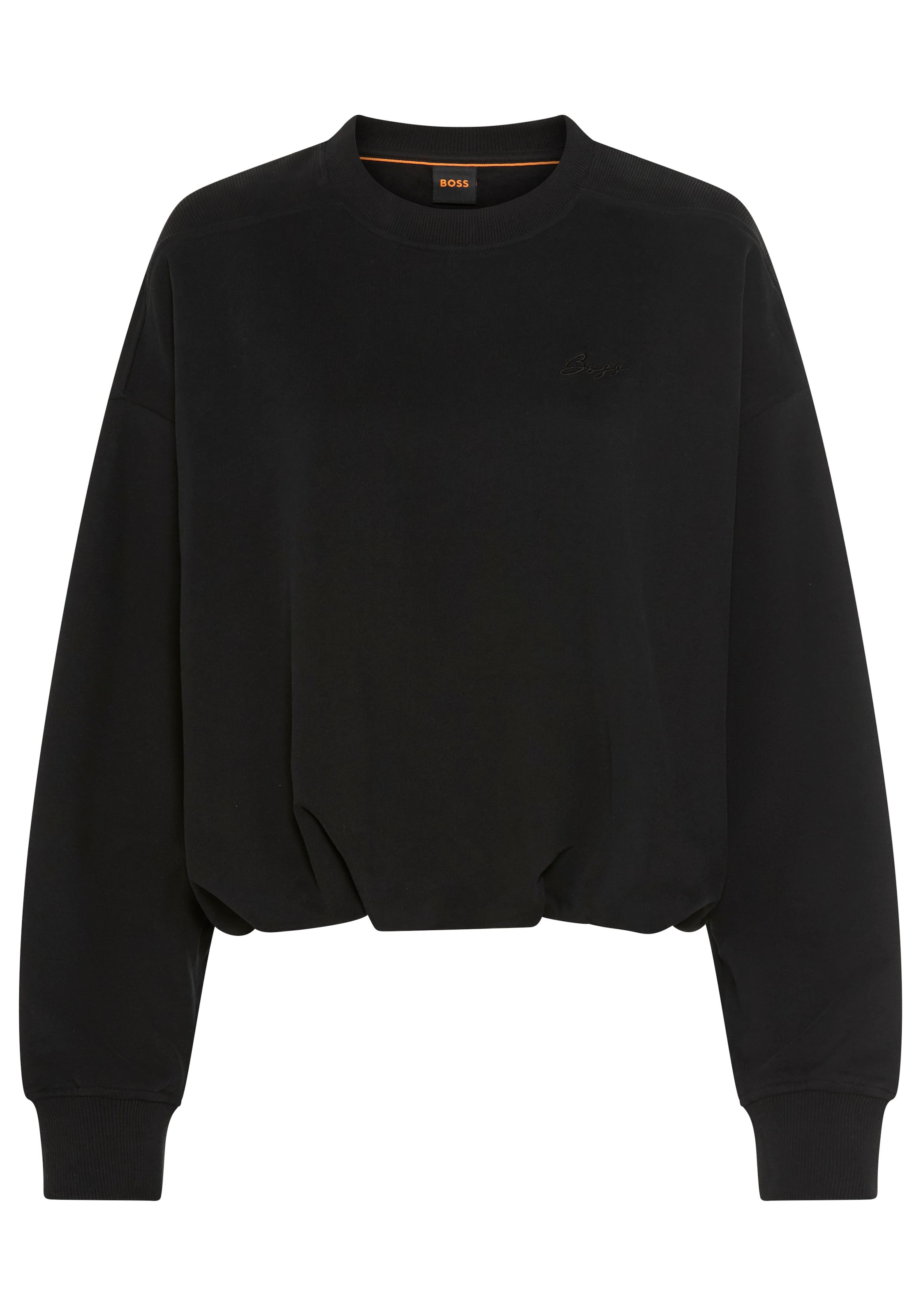 BOSS Sweatshirt in Schwarz: Vorderseite
