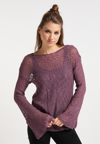 Pull-over myMo ROCKS en violet : devant