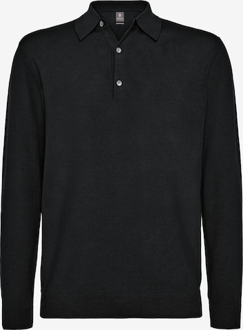 Boggi Milano Knit cardigan in Black: front