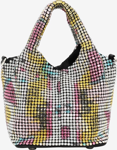 Koosh Ručna torbica u žuta / svijetloroza / crna / bijela, Pregled proizvoda