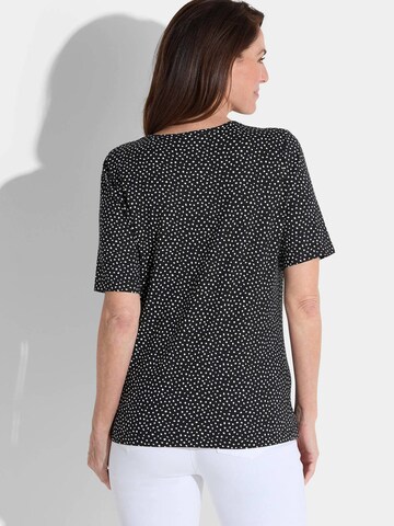 Goldner Shirt in Schwarz