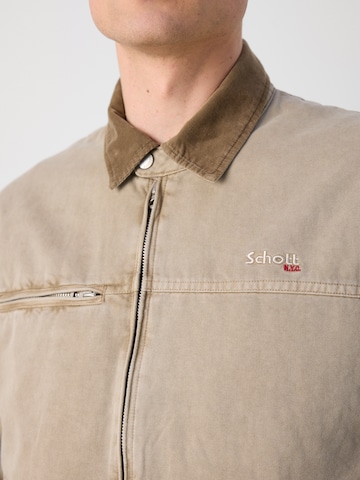 Schott NYC Φθινοπωρινό και ανοιξιάτικο μπουφάν σε γκρι