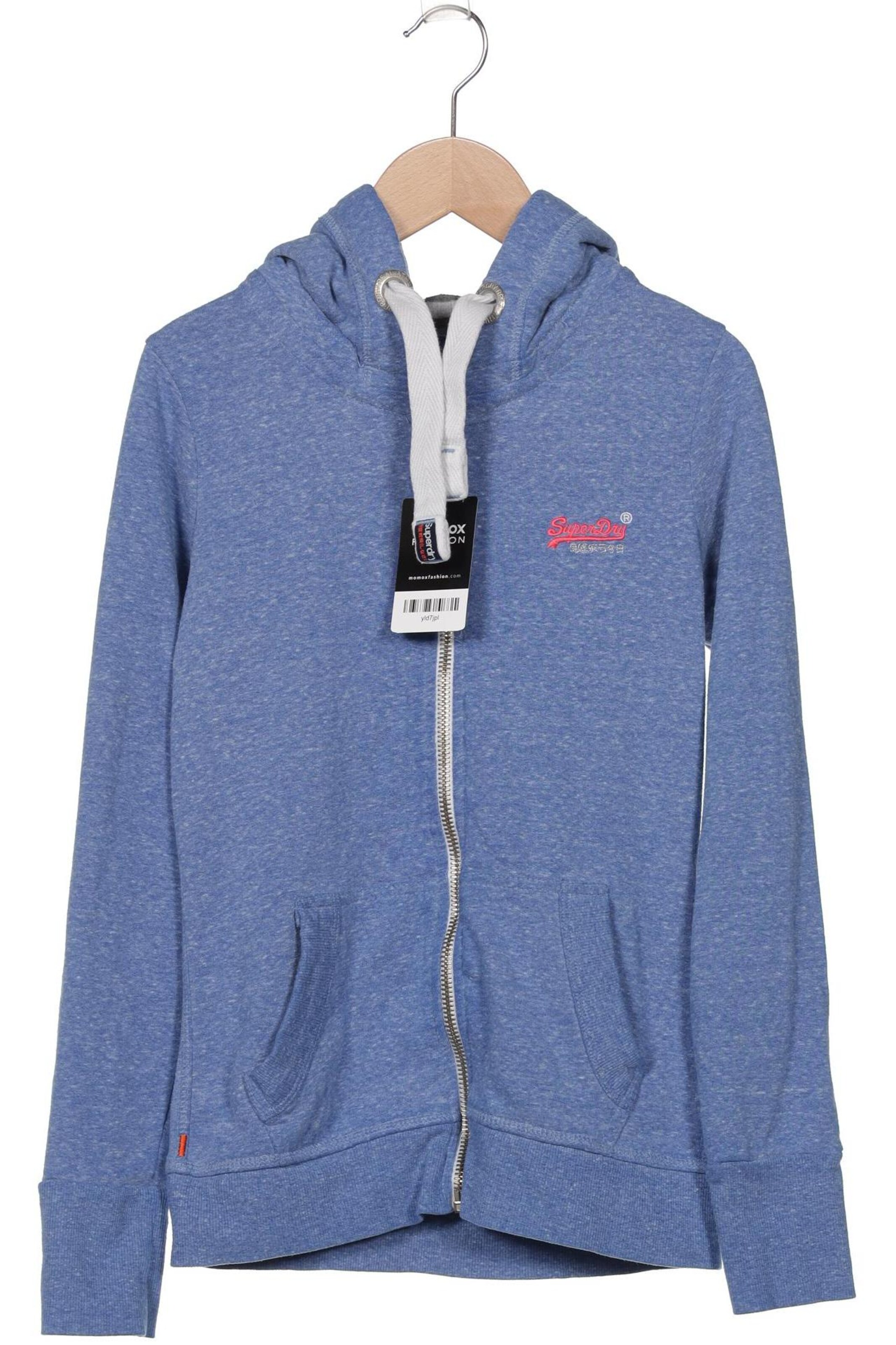 Superdry Kapuzenpullover XXS in Blau: Vorderseite