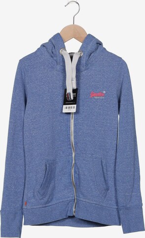 Superdry Kapuzenpullover XXS in Blau: Vorderseite