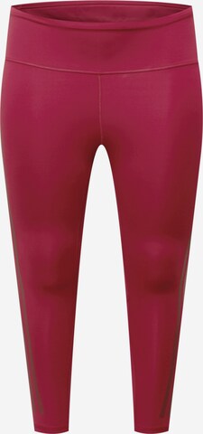 Skinny Pantalon de sport 'Optime' ADIDAS SPORTSWEAR en rouge : devant