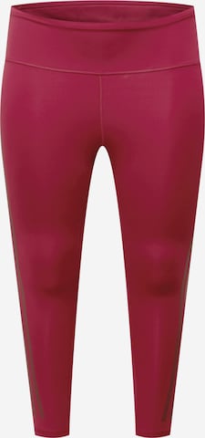 ADIDAS PERFORMANCE Workout Pants 'Optime' in Red: front