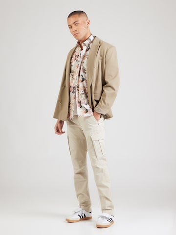 Jack's Regular fit Πουκάμισο σε μπεζ