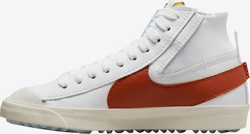 Nike Sportswear High-Top Sneakers in White: front