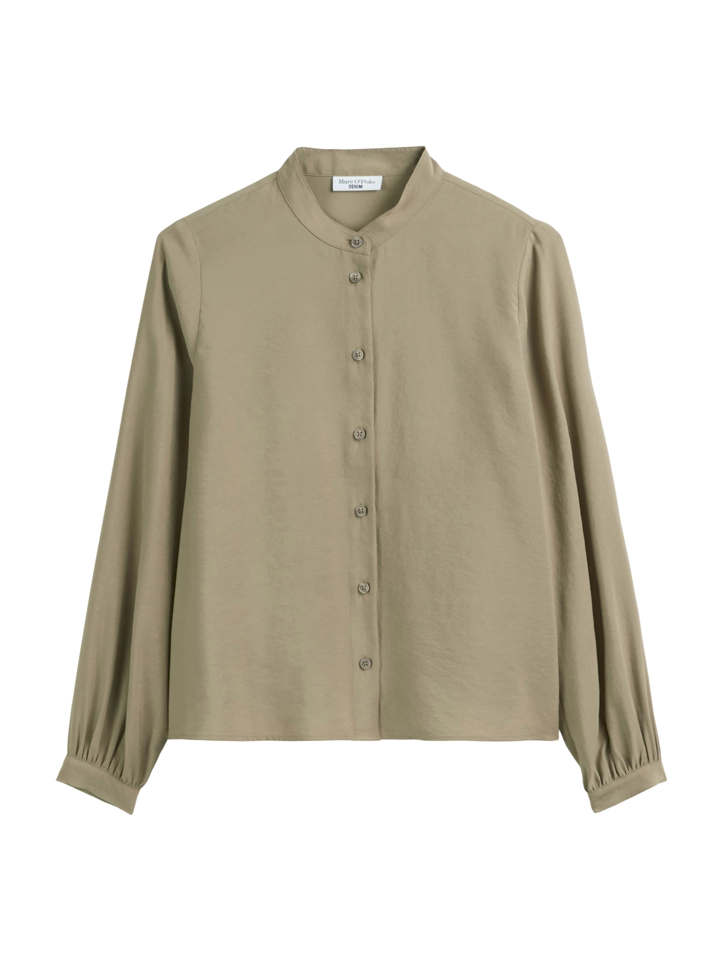 Marc O'Polo DENIM Bluse in Grün: Vorderseite