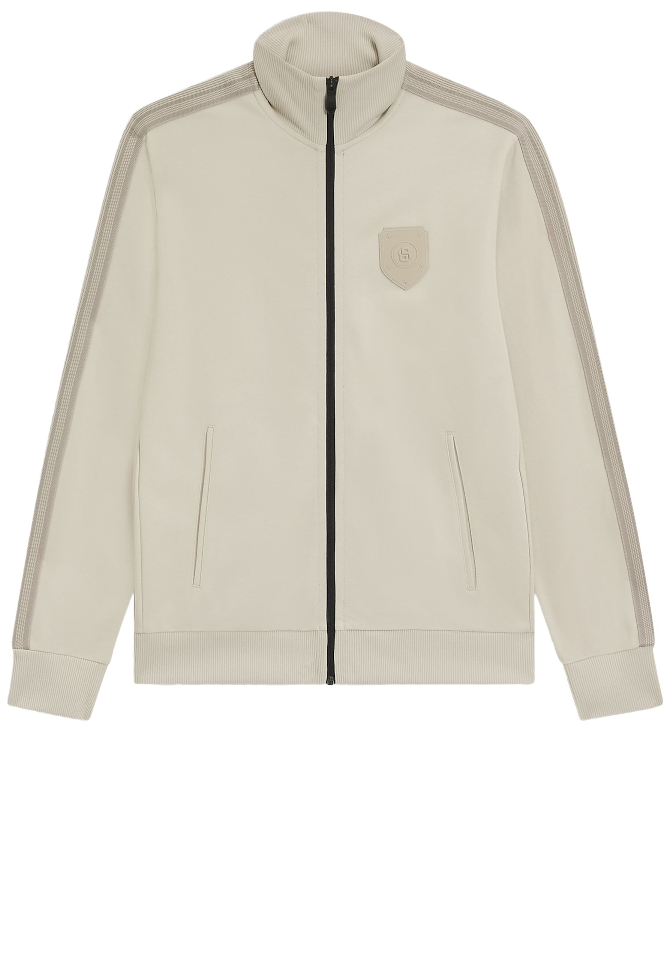BOSS Zip-Up Hoodie 'Lux Skarley' in L in Beige / Dark beige, Item view