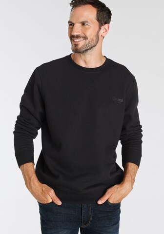Man's World Sweatshirt in Black: front