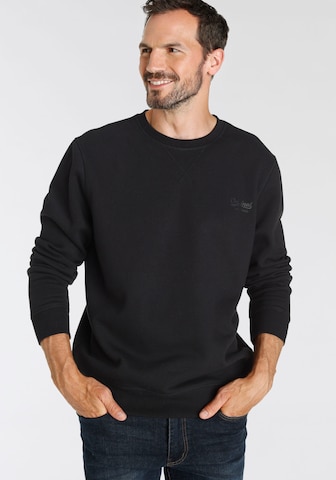 Man's World Sweatshirt in Black: front