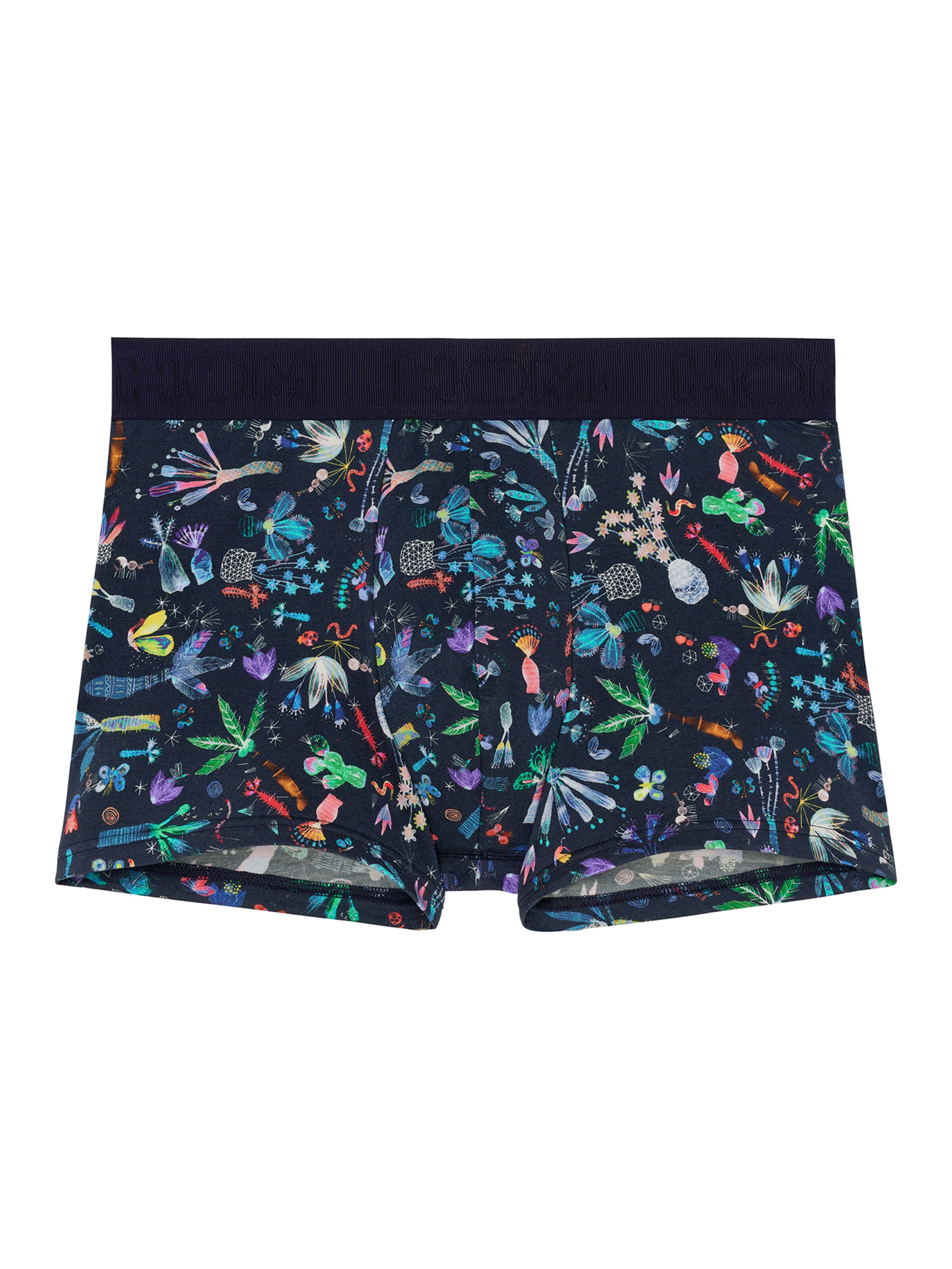 HOM Retro Boxer ' Cactée ' in Mischfarben: Vorderseite