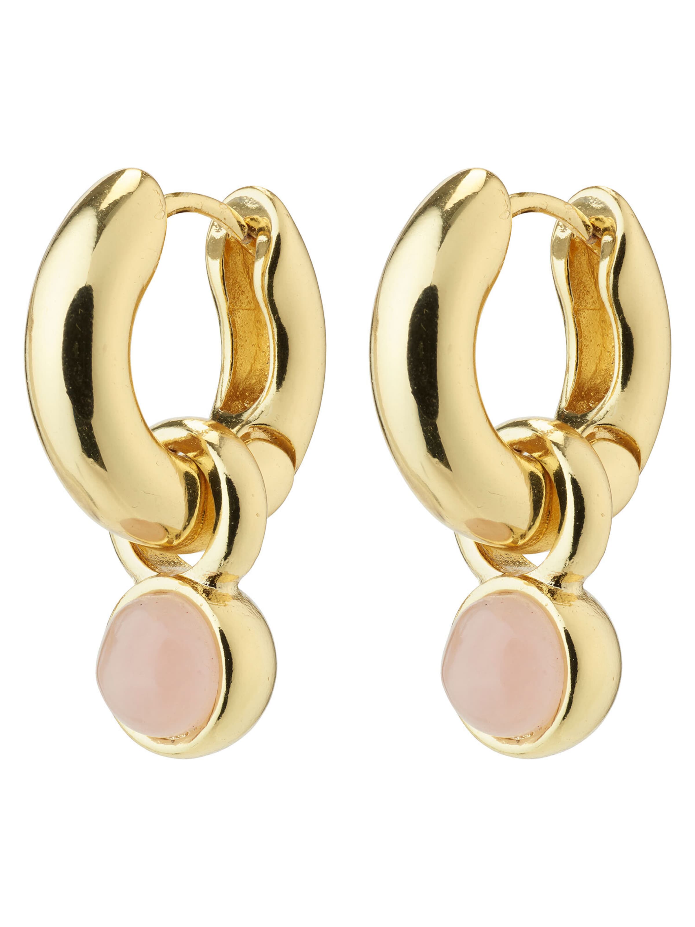 Pilgrim Oorbellen 'Evah' in Goud: voorkant