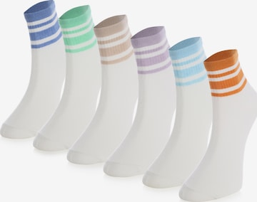 Crea Socks Sukat värissä valkoinen: etupuoli