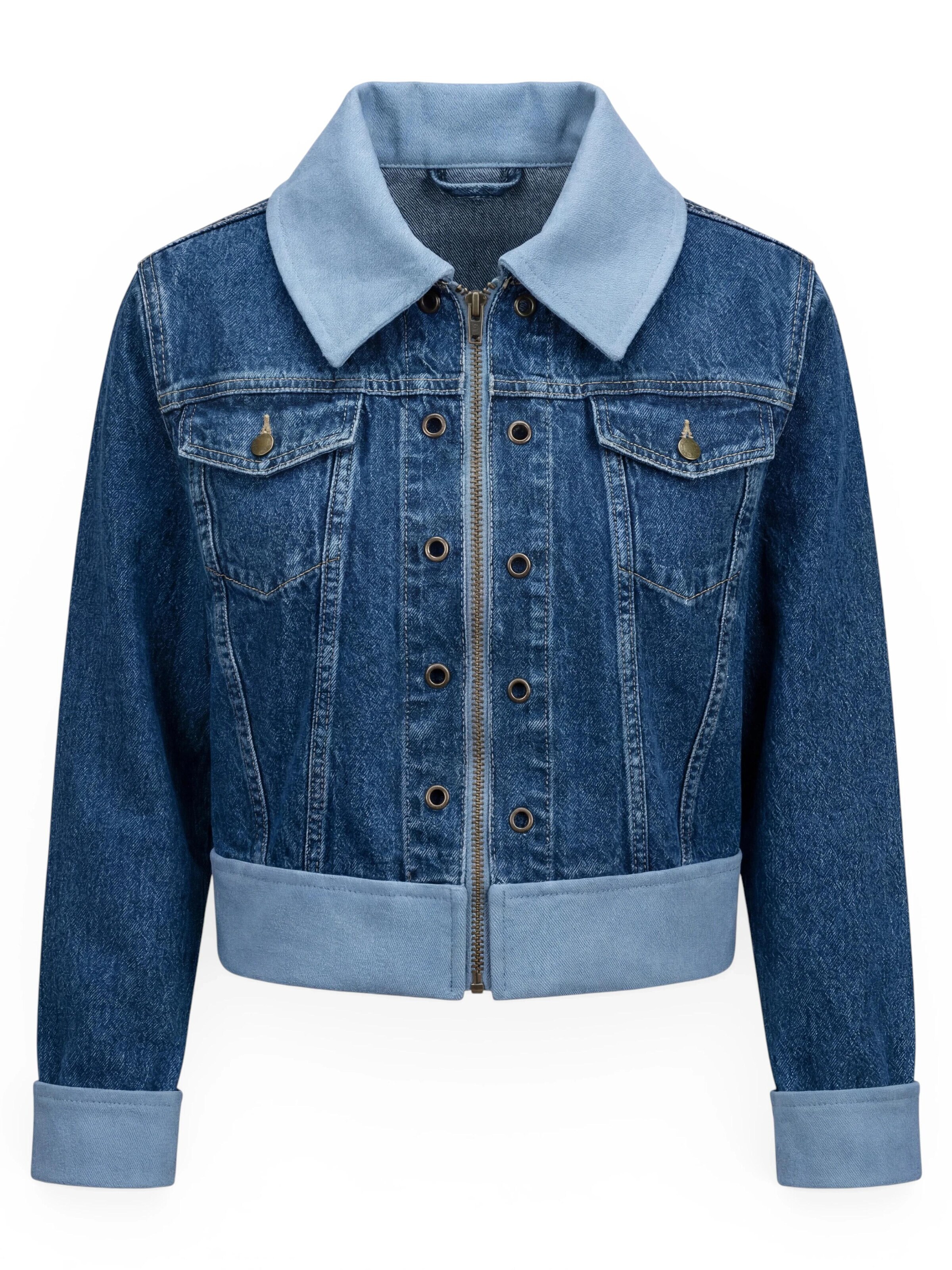 Fenice Between-Season Jacket in Blue