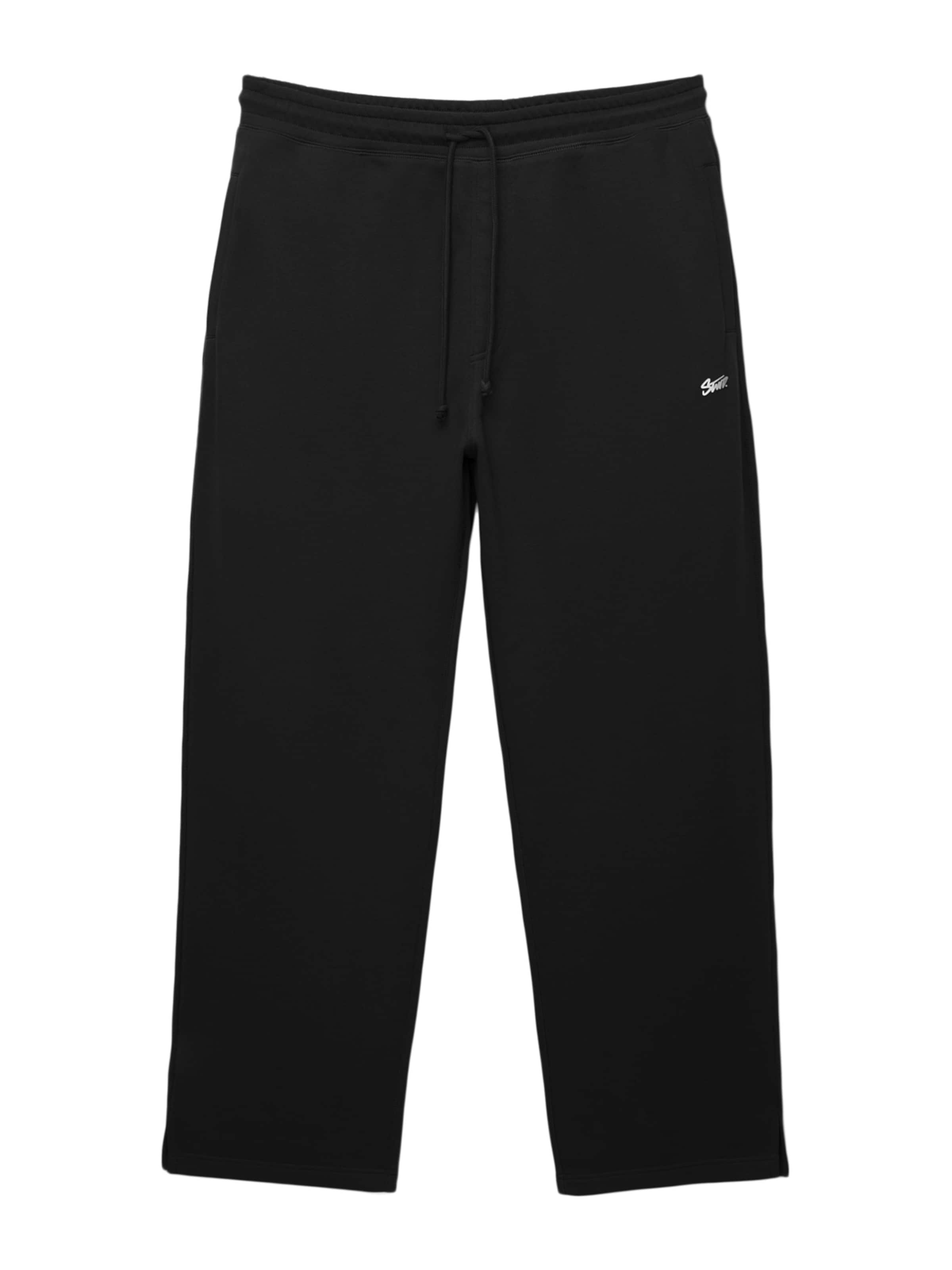 Pull&Bear Pantalon 'STWD' en noir, Vue avec produit