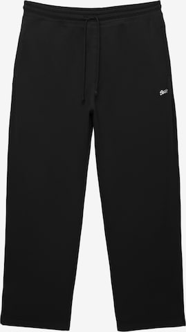 Pantaloni 'STWD' di Pull&Bear in nero: frontale