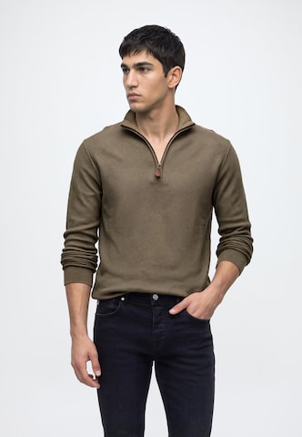 INDICODE JEANS Pullover 'Jexmon' in Grün: Vorderseite