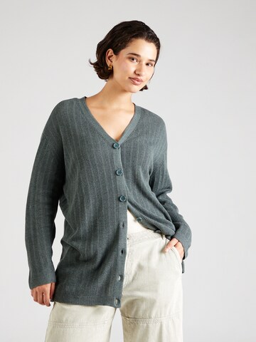 Vero Moda Curve Вязаная кофта 'VMCNew Lexsun' в Зеленый: спереди