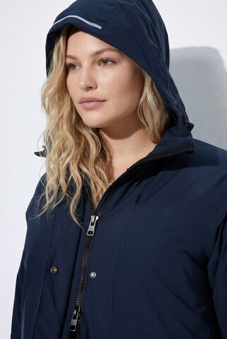 Ulla Popken Weatherproof jacket in Blue