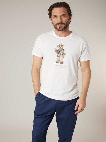 T-Shirt 'SUNBEAR' Deeluxe en blanc : devant