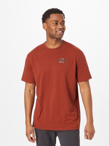 HELLY HANSEN Toiminnallinen paita 'SKOG' värissä punainen: edessä