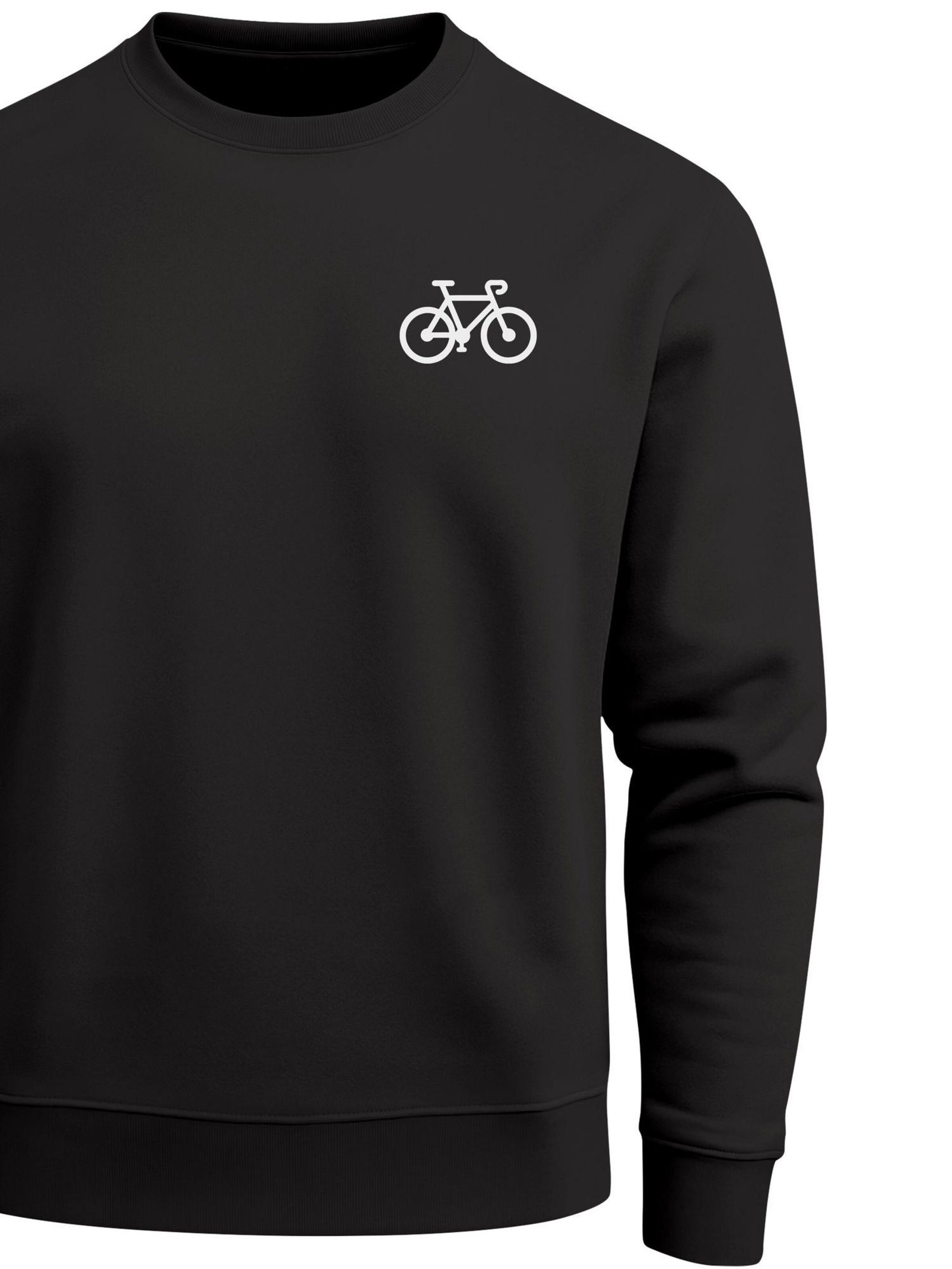 Neverless Sweatshirt 'Fahrrad' in Black