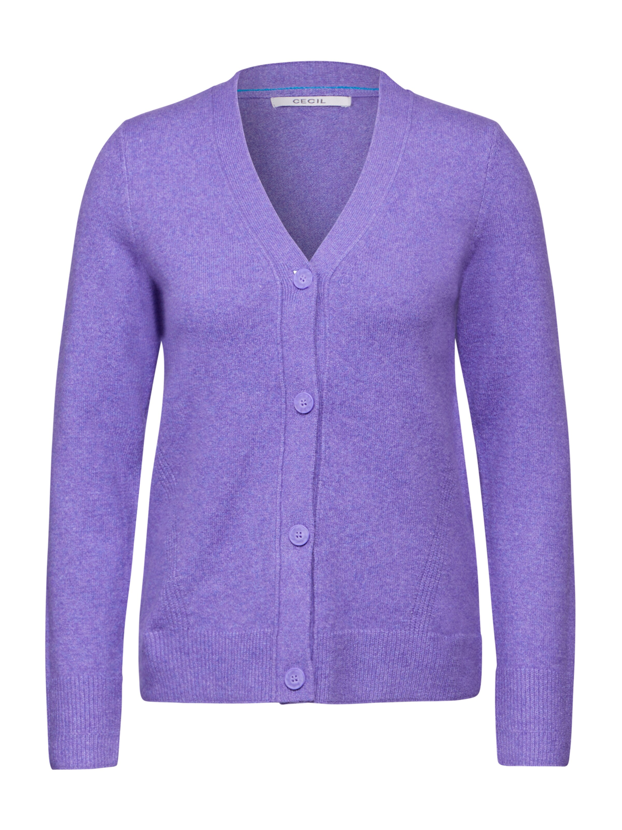 CECIL Strickjacke in Lila: Vorderseite